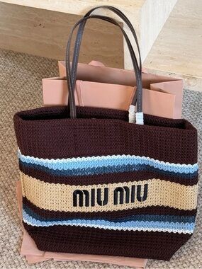 MiuMiu woven bag
